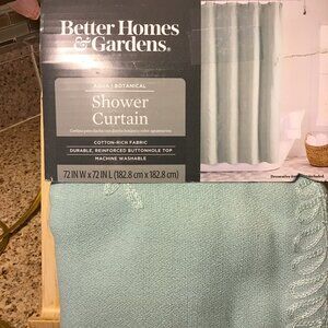 Nip Better Homes & Gardens Aqua Botanical Shower Curtain